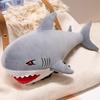 Cute Glowing Sea Life Shark Doll Plush Toy Black Killer Whale Doll Children's Soothing Ragdoll Doll