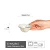Hand-Kneaded Ceramic Flower-Shaped Dish: Retro Style for Dipping Sauces, Desserts, and Seasoning.