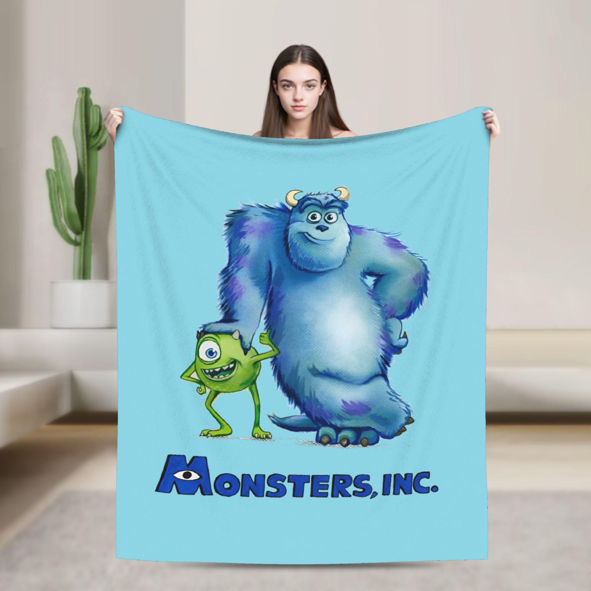 

Monsters, Inc. Blankets Cartoon comedy Plush Awesome Soft Throw Blanket for Bedding Lounge Spring/Autumn 80x60in