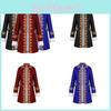 Epische Fantasy Herren Frackjacke mit Stehkragen für Cosplay-Veranstaltungen