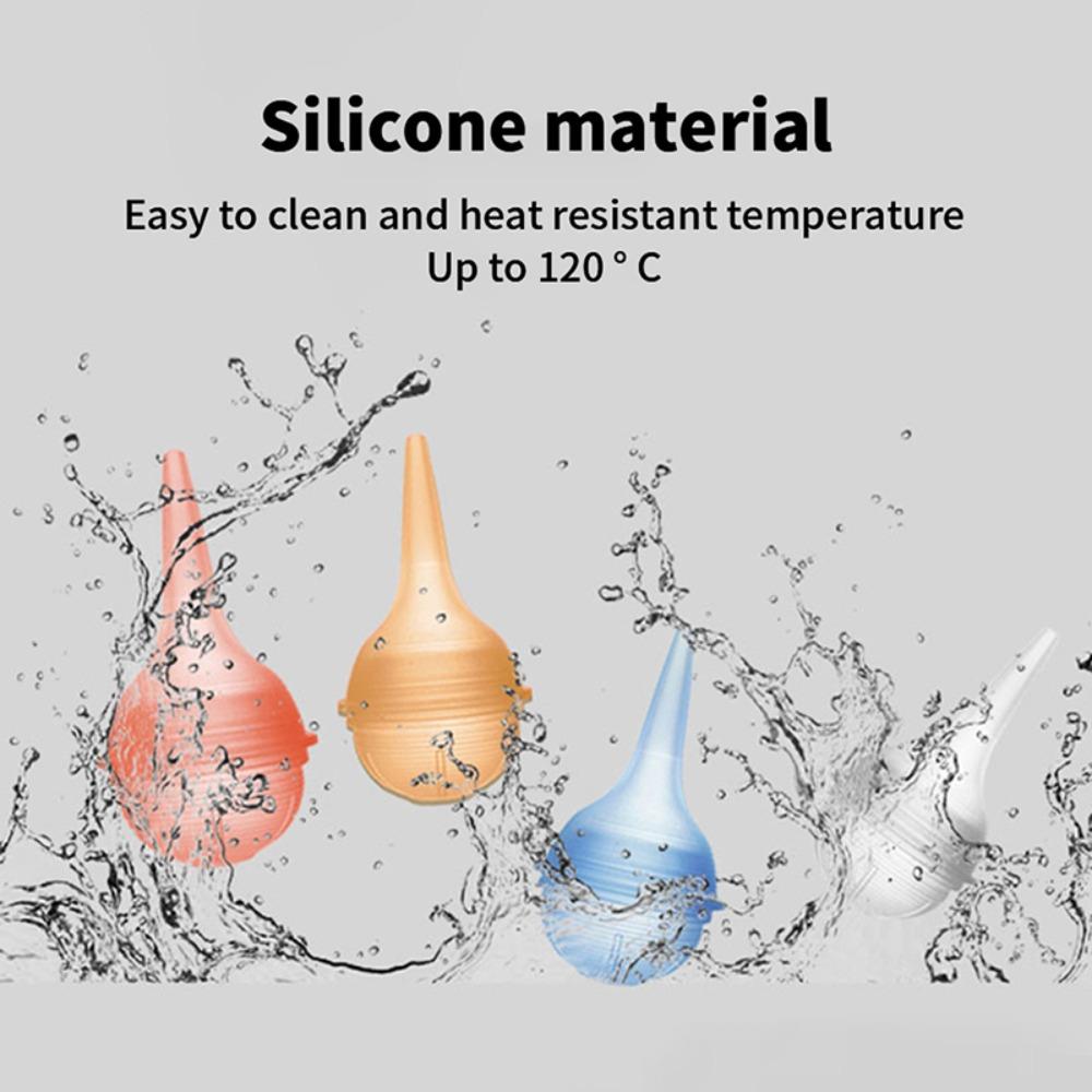 Silicone Vacuum Sucker Newborn Soft Tip Cleaner Vacuum Aspirator Nose Cleaner Baby Nasal Aspirator