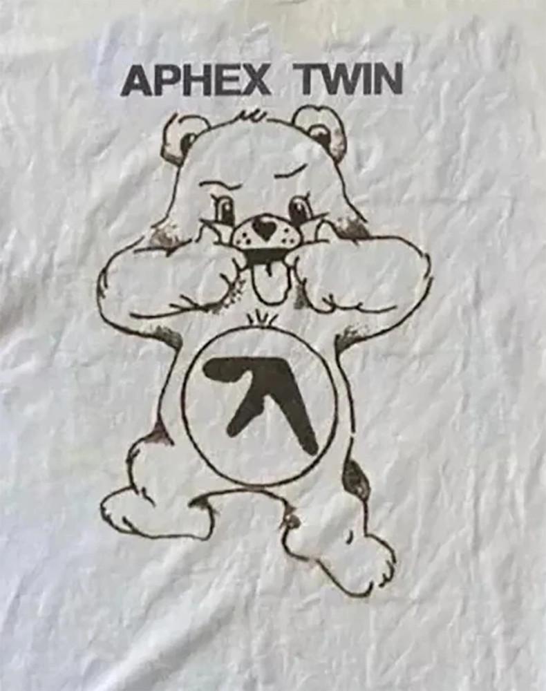Редкий подарок Aphex Twin для фанатов, футболка полного размера от S до 5XL, унисекс M