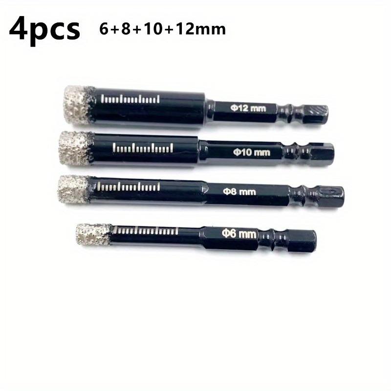 

5-16 мм шестиугольный хвостовик, паяное сухое сверло для керамической плитки, сверло для мрамора, гранита, керамической плитки, открывалка для отверстий в плитке, алмазное сверло, кольцевая пила