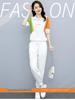 Women's Sporty Chic Petite Two-Piece Set - 2022 Summer Style - Figure-Flattering & Youthful Look