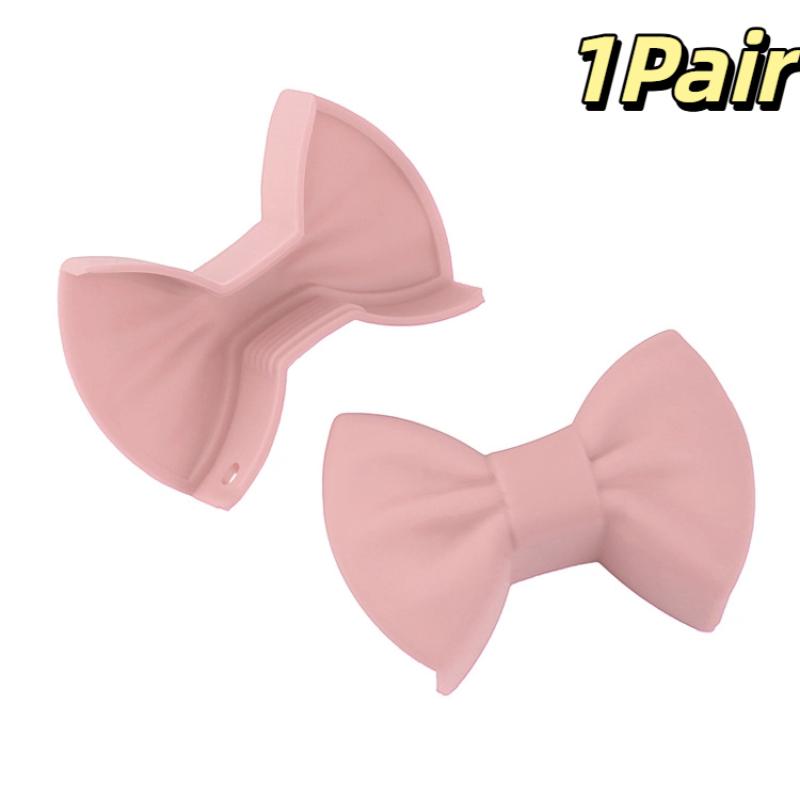 Kjøkkenklemme Anti skålding Sklisikkert håndtaksdeksel Kreativ matlaging Ovnhanske Gryteklips Kjøkken Gadgets Bueform Design Sløyfe