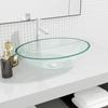 Day and Night - Day and Night Transparent Glass Sink 50x37x14 Cm