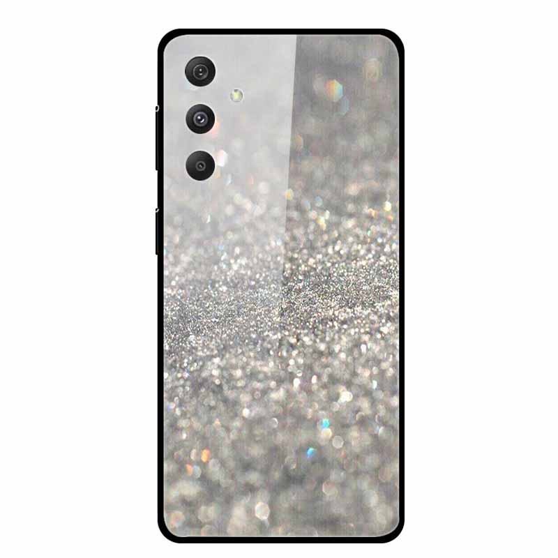 For Samsung Galaxy M54 M34 M14 Case Luxury Tempered Glass Back Cover Hard Case Samsung Galaxy M 54 Capa Fundas Coque Colorful