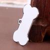 Cute Stainless Pet Name Dog Personalized ID Steel Blank Bone Tags