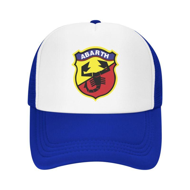 Abarth Print Mesh Baseball Caps Unisex Hip Hop Adjustable Snapback Hat Women Men Summer Casual Sun Visor Hats Trucker Hat