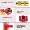 URMECCH R134A Valve Core Tool Kit for Refrigerant Air Conditioner System, High Low Pressure Valve Core Quick Remover Installer,
