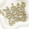 50 pz 6mm Cubo Quadrato Acrilico Fai da Te Perline Lettere Alfabeto A-Z Lettere Inglesi Per Braccialetto Collana Gioielli