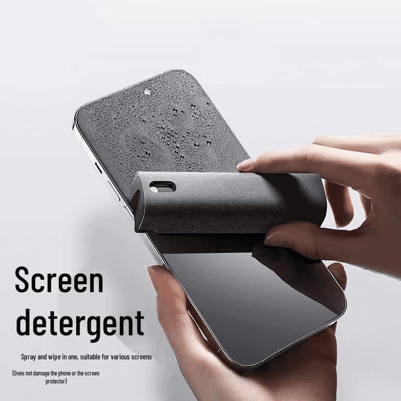 Portable Screen Cleaning Kit with Spray and Wipe Refill for Mobile and LCD Displays