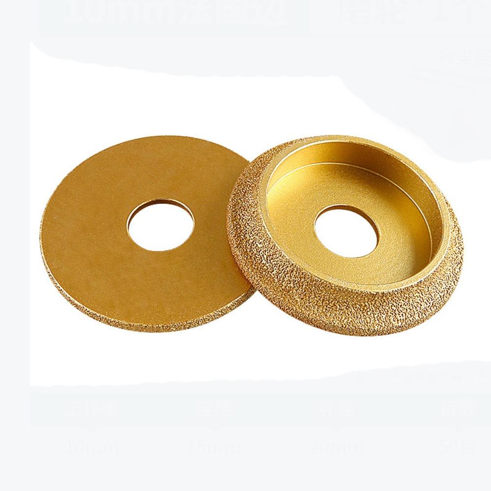 75mm Marble Granite Tile Trimming Grinding Wheel Brazed Diamond Angle Grinder Grinding Disc