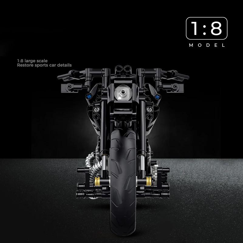 538Pcs Technical Classic Motorbike Building Model Blocks Moto Road Racer Bricks Christmas Gifts Toys for Kid Boys Children Adult