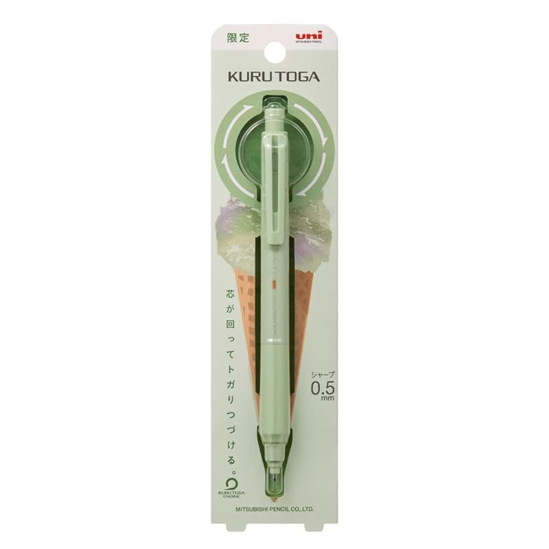 

[Mechanical pencil] Kurtoga KS 24-02 Core diameter 0.5mm/pistachio milk New admission