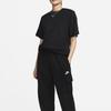 New Nike Sportswear Women's Logo Crewneck Loose Fit T-Shirt Black FD4150-010