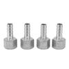 4 stücke 13mm 1/2in Schlauch Barb Anschluss Schlauch Barb Koppler Edelstahl Rohr Fitting für Bier Kühler