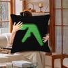 Punk Aphex Twin Logo Cushion Cover Pillowcase Upholstery Sofa Throw Pillow Home Decor Pillowcas