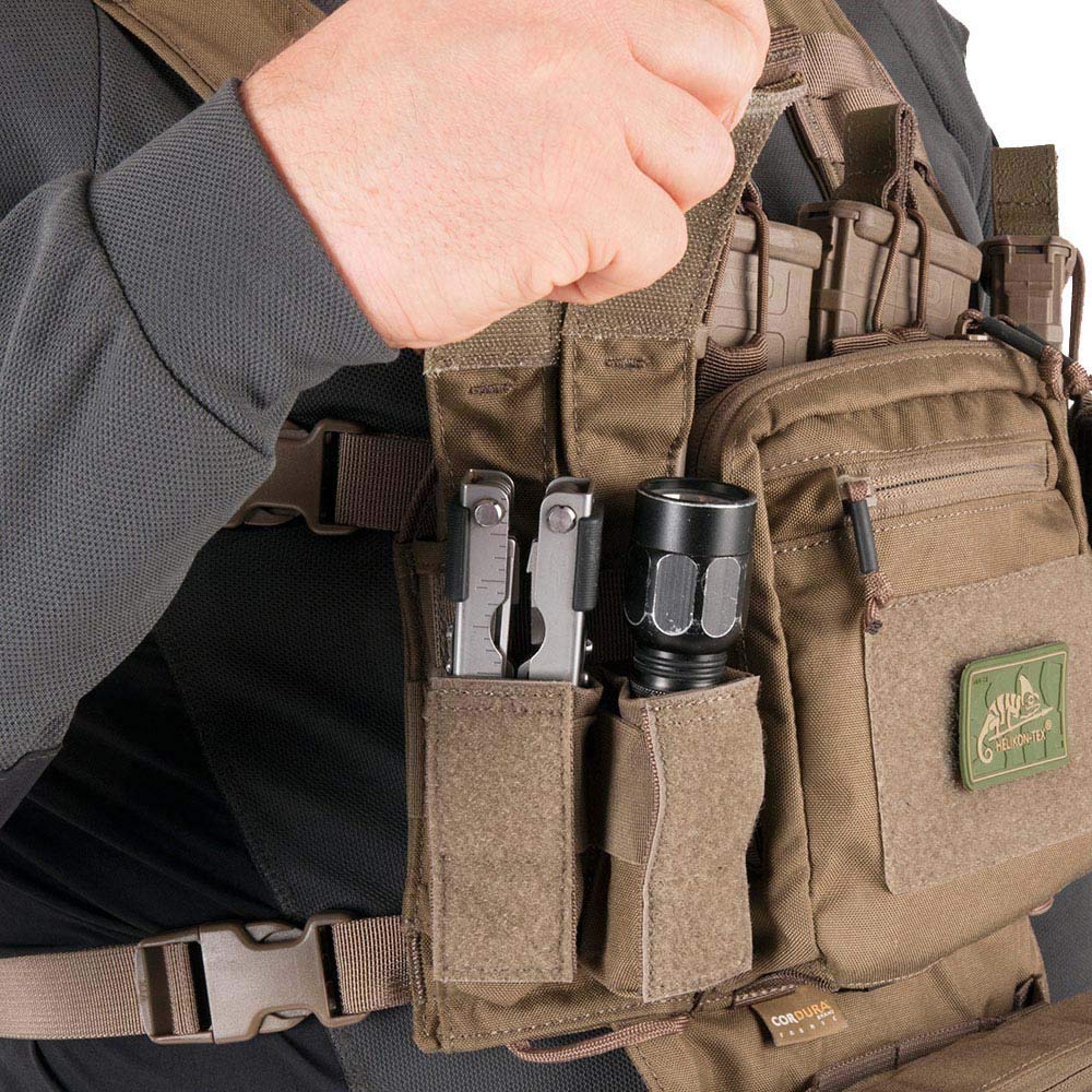 Helicon-Tex Training Mini Rig, Chest Rig, Belt Rig, Body Bag, Chest Bag, Military Tactical, Range Line, Black