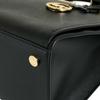 Michael Kors Satchel Shoulder Bag Handbag Leather Black Women 35T0GWXS3L Used