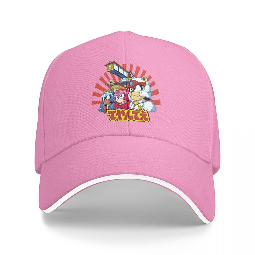Baseball Caps Samurai Pizza Cats Vintage Graphic Men Women Casual Summer Caps