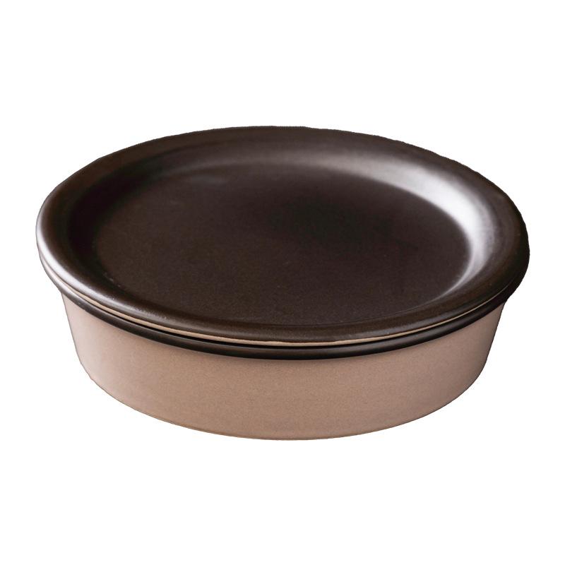 Japan-Korea Ceramic Plate: High Heat Resistance & Fast Conductivity, Microwave Safe for Baked Rice