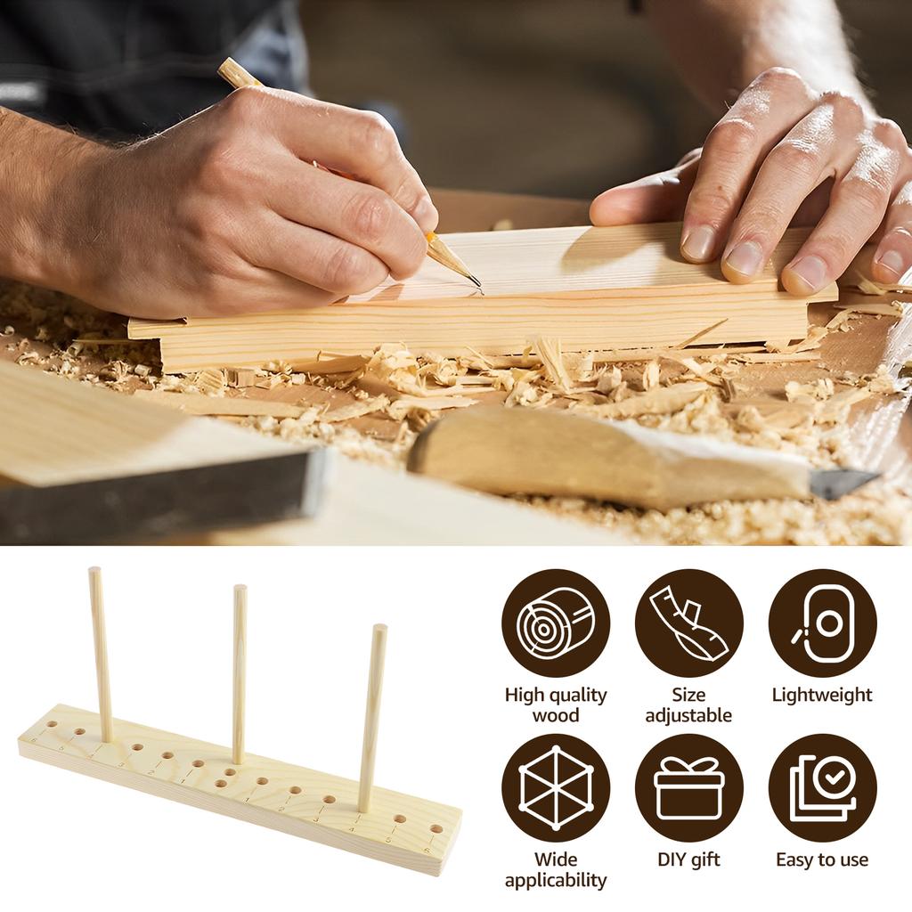 Wholesale Bow Maker Wooden Bow Making Tool Adjustable Wood Ribbon Bow Maker Portable Bow Tie Machine Lightweight Bow Maker Tool