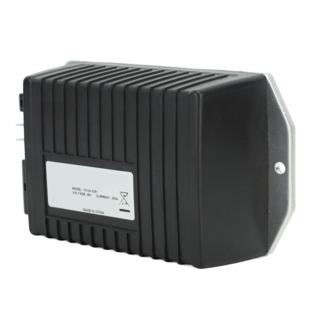 DC Motor Controller 48V 250A Aluminum Alloy Fast Heat Dissipation 1266A 5201 Replacement for E?Z?GO