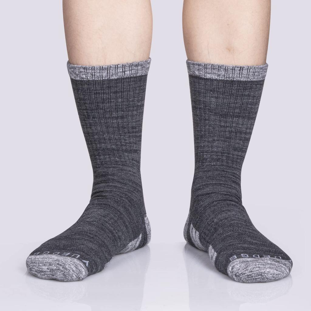YUEDGE Thick Athletic Socks for Outdoor and Sizes Pack of 5 Men's Work, Hiking, Activities, Trails, More, 26-29cm,