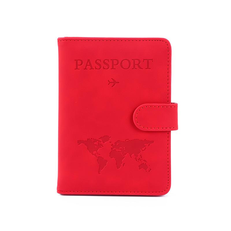 2024 Unisex PU Leather Passport Holder & ID Bag