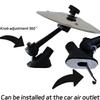Car mounted hand clapper cymbal, hand cymbal instrument, car air conditioning vent ornament, drum cymbal stand Accessories