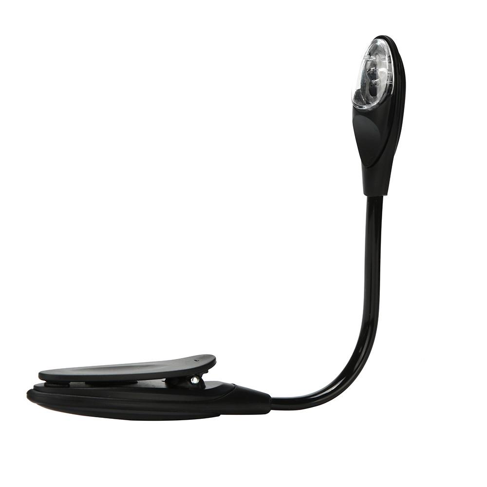 Fin Praktisk bærbar reisebok Leselys Lampe Mini LED Clip Booklight