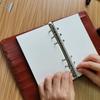 A6 Refill Paper, 100 Sheets Lined Paper, 6 Hole Punched - 5 Binder Dividers, 3 PVC Pouches, 160 Colored Index Tabs, 1 Quick Page Finder, for Filofax
