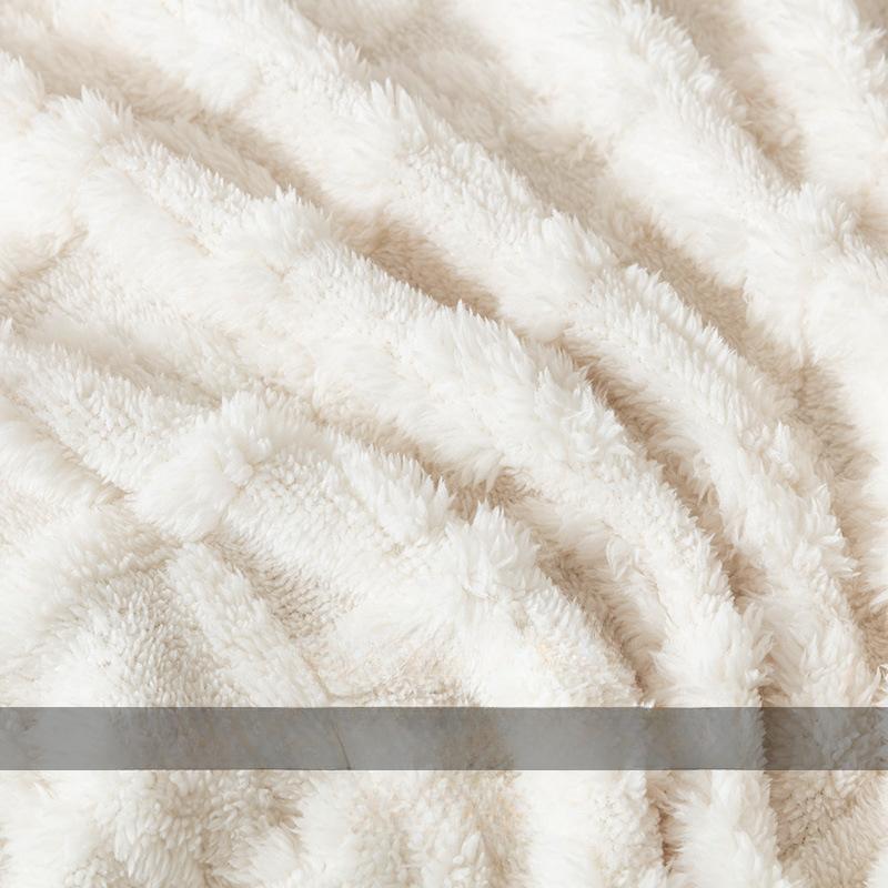 Sofa Cover Cloth Plush Autumn and Winter New Milky White Sofa Cover Slipcover Four Seasons Universal Seat Cushions Full Cover Cloth