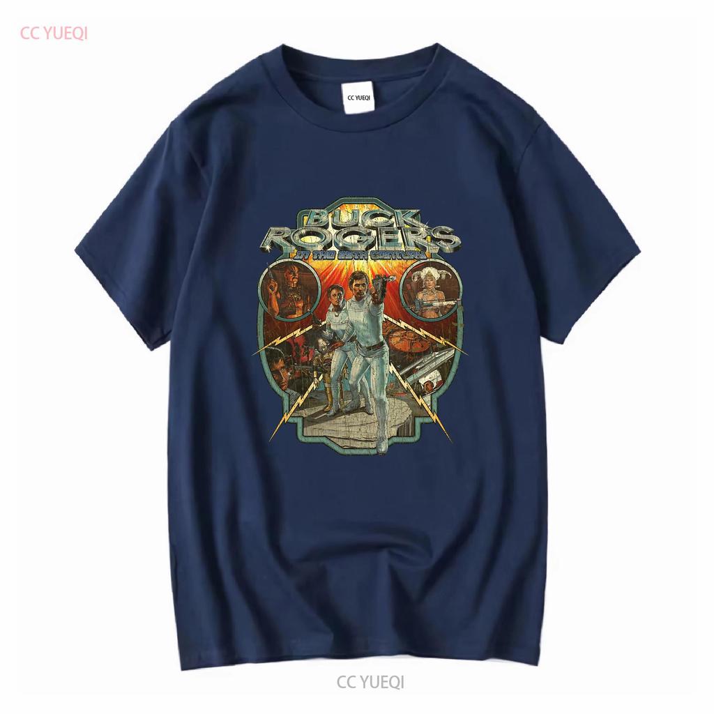 Buck Rogers in the 25th Century 1979 Vintage Mens T Shirt long or short sleeves vintage Washed Versatile Stretched fashion