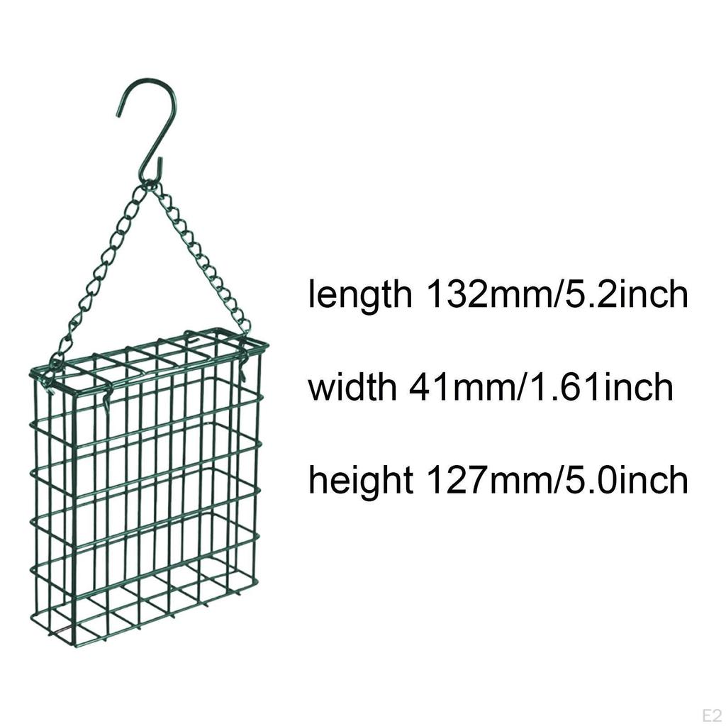 Bird Suet Cake Feeder Outdoor Hanging Lover Gift, Practical, Feeding Tool Garden Decor