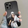 Anime Gintoki Gintama Phone Case For iPhone 16 15 14 13 12 11 PRO MAX PLUS Mini TPU Soft To Skin-friendly Case