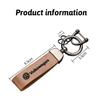 High Quality Car Key Accessories Leather Key Holder Ring For VW GTI Polo Golf Passat Scirocco Tiguan Jetta T-ROC Touareg Touran G444