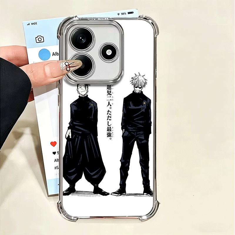 Anime Geto Suguru JUJUSU Soft Phone Case For Xiaomi Poco X7 X8 Pro Max X6 X5 X3 F8 Ultra F7 M8 M7 M5S Redmi 15C 15A 15 14C 13C 1