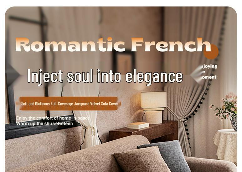High-End Plush Sofa Cover - Full Coverage, Winter-Ready, Anti-Scratch, 2026 New Edition