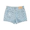 New MLB Denim Shorts Women's Light Blue 3FDPM0123-50BLL
