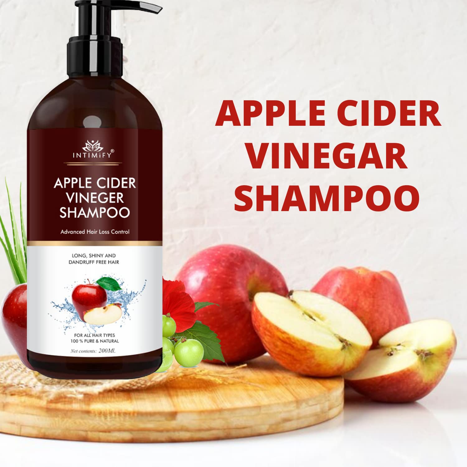 INTIMIFY Apple Cider Vinegar Shampoo for