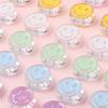 Dripping Oil Transparent Smiley Face Acrylic Beads for DIY Jewelry Accessories