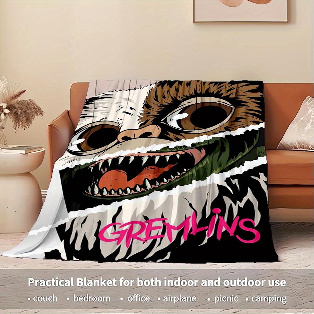 1 Stück Flanell-Kuscheldecke, Gremlins, Monster, Decke, Warme Gemütliche Weiche Decke für Couch Bett Sofa Auto Büro Reise, Geschenk für Alle Jahreszeiten175