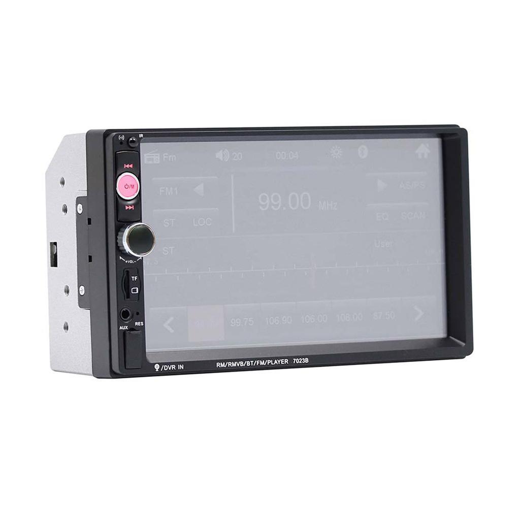 Stereo de mașină compatibil cu iOS CarPlay/Android Auto 7 inch Double Din cu ecran tactil Comandă pe volan FM Rad