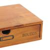 Vintage Wooden Box Drawer Organizer Desktop Storage Organizer Wooden Tabletop Storage Box