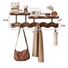 Durable Wall Mounted Storage Rack Multi-functional Simple Storage Hanger Clothes Hat Hangers Home Accessories