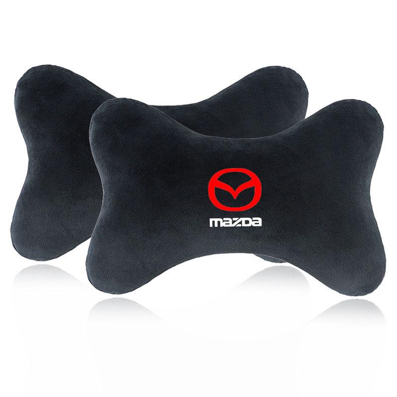 Car Neck Pillow Headrest Seat Belt Shoulder Strap Pad for Mazda 2 3 5 6 BL BM GJ CX3 CX4 CX5 CX-5 CX8 KE KF CX7 CX9 MX5 CX30 FF2