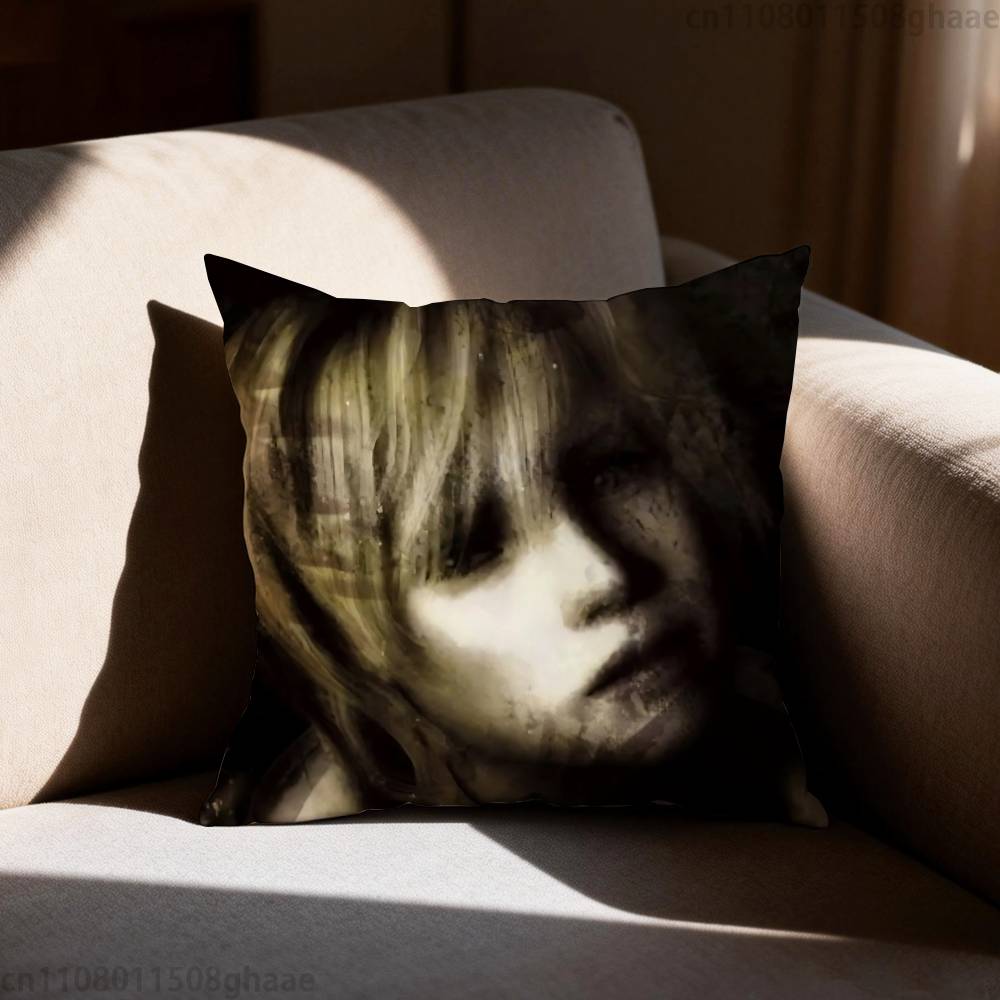 Game SSilent Hill Pillow Case Pillow Case Living Room Sofa Cushion Cover Suitable For Home Bedroom Room Decoration