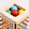 Holzstäbchen Würfelspiel Frühe Bildung Aufheben Mathematik Zählspielzeug für Vorschuljungen